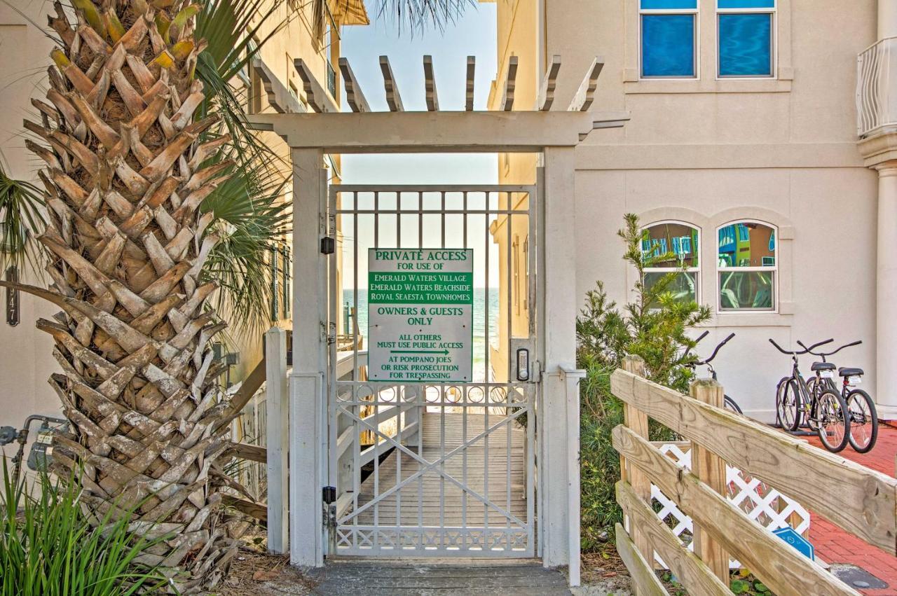 Beautiful Townhome Steps From Miramar Beach! Дестин Экстерьер фото